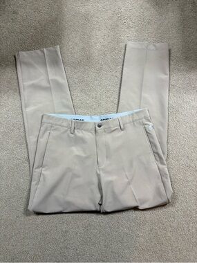 adidas Men's tan Performance Dress golf Pants